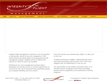 Tablet Screenshot of integrityflight.net